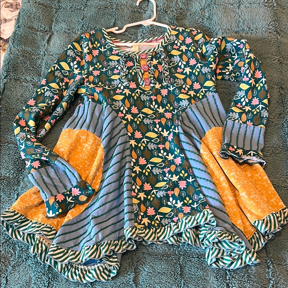 Matilda Jane Teal and Pink Floral Tunic